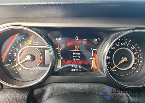 2021 Jeep Wrangler Unlimited Sport из США, поврежденный, VIN 1C4HJXDG4MW595972